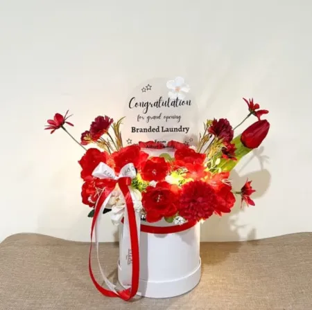 Bloom Box Akrilik Ucapan Grand Opening Karangasem